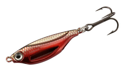 13 Fishing Flash Bang Jigging Rattle Spoon, with Glow Sticks