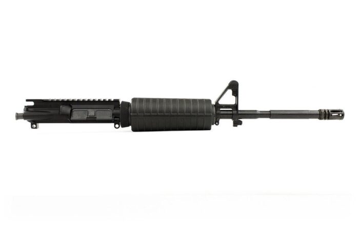 Aero Precision AR15 16in 5.56 Complete Upper Receiver with Flash Hider with Pinned FSB, M4 Handguard