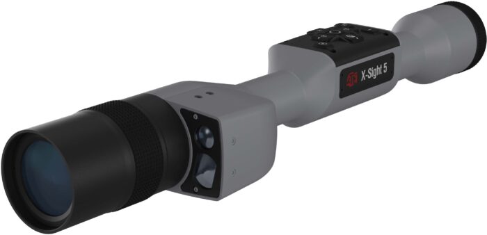 ATN X-Sight 5 LRF 5-25x UHD Smart Day/Night Hunting Rifle Scope, 30mm Tube w/ Gen 5 Sensor
