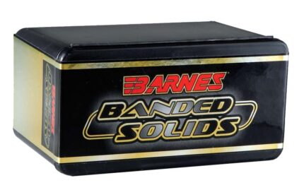 Barnes Banded Solid Rifle Bullet, .404 Jeffery, 400 Grain, Solid Round Nose