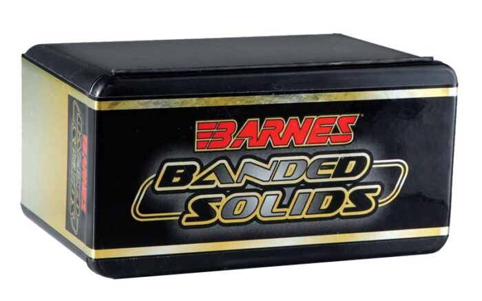 Barnes Banded Solid Rifle Bullet, .404 Jeffery, 400 Grain, Solid Round Nose