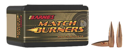 Barnes Bullets 30864 Match Burners 6mm 112 GR Boat Tail Match 100 Box