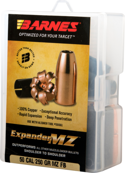 Barnes Expander MZ Big Game .50 Cal Rifle Bullets