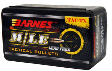 Barnes M/LE TAC-TX Rifle Bullet, 6.5mm Caliber, 115 Grain, Boat Tail