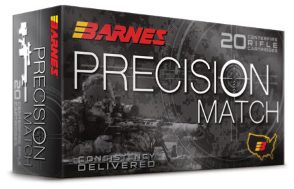 Barnes Precision Match 6.5mm Grendel 120 grain Match Burner Open Tip Match Boat Tail Centerfire Rifle Ammunition