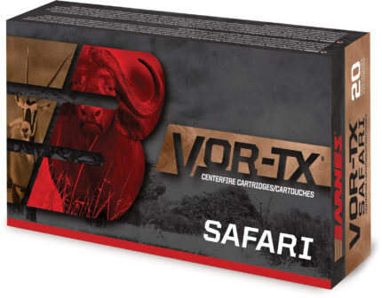Barnes Vor-Tx Safari .458 Lott 500 Grain Banded Solid Brass Cased Rifle Ammunition