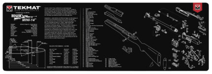 BECK TEK, LLC (TEKMAT) TEKR36MINI14 Ruger Mini 14 Gun Cleaning Mat 12"x36"x1/8"