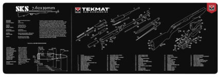 BECK TEK, LLC (TEKMAT) TEKR36SKS SKS Gun Cleaning Mat 12"x36"x1/8"