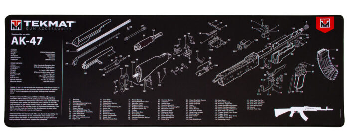 BECK TEK, LLC (TEKMAT) TEKR44AK47 AK-47 Ultra Premium Cleaning Mat Parts Diagram