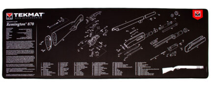 BECK TEK, LLC (TEKMAT) TEKR44REM870 Remington 870 Ultra Premium Cleaning Mat Par