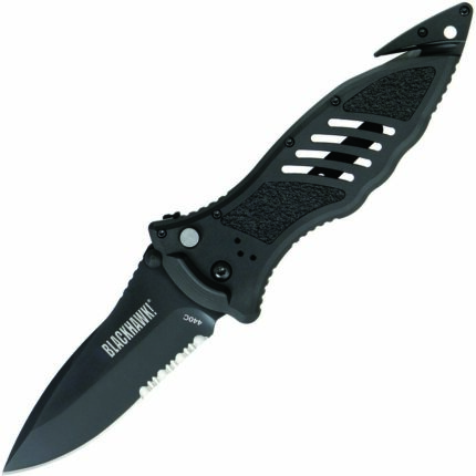 BlackHawk Large Button Lock Folding Knife