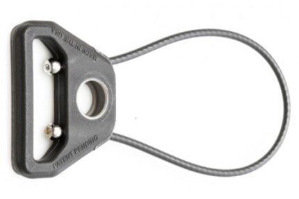 Blue Force Gear Molded Universal Wire Loop, 2.75in Length Push Button Version, Glass Filled Nylon