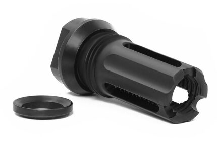 Breek Arms BFO Flash Hider Cage Style Outside Threaded Muzzle Device