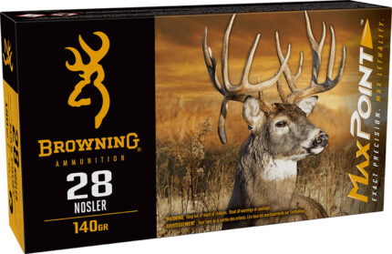 Browning Ammo Max Point .28 Nosler 140 Grain Rifle Ammunition