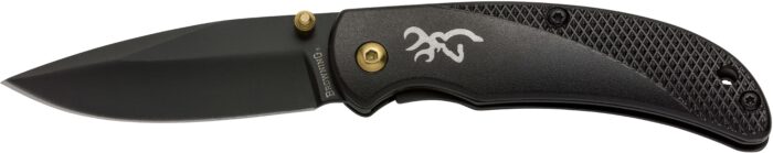 Browning Bg Knife Prism Iii Folding Hunter 2.38" Blade Black Alum