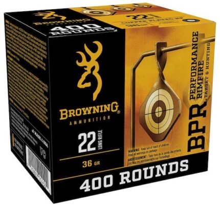 Browning BPR Performance 22 Long Rifle 36 Grain Hollow Point Rimfire Ammunition
