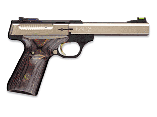 Browning Buck-Mark-Plus-Nickel Pistol, .22 Long Rifle, 5.5 in barrel