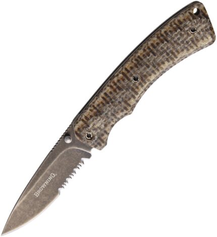 Browning Micarta Linerlock Folding Knife