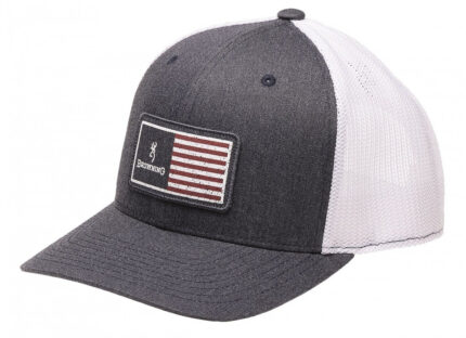 Browning Mustang Back Rec Flag Patch Cap - Men's