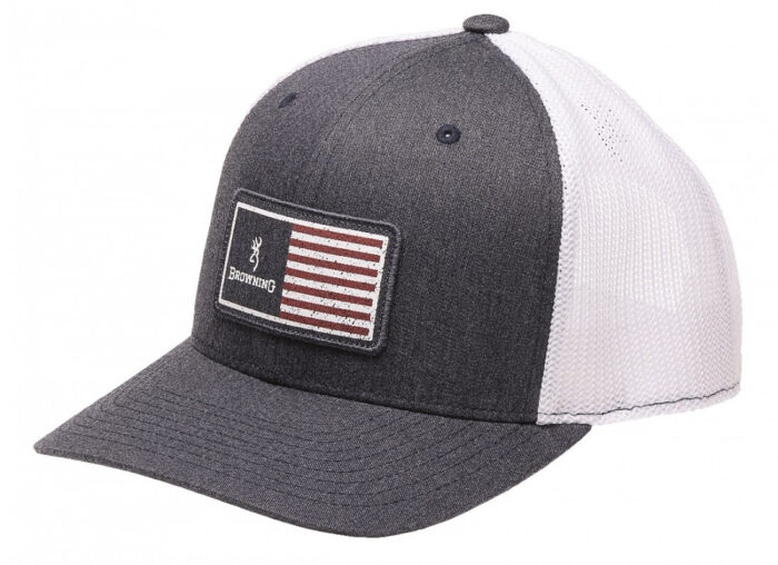 Browning Mustang Back Rec Flag Patch Cap - Men's
