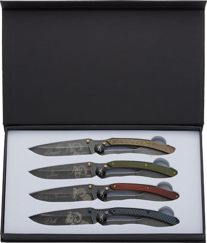 Browning Sheep Collection 4-Piece Knife Set
