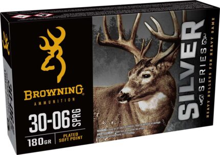 Browning SILVER 30-06 SPRG 180 Grain Plated Soft Point Brass Rifle Ammunition