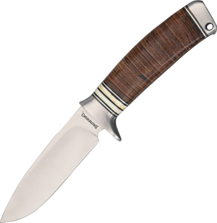 Browning Stacked Leather Fixed Blade Knife