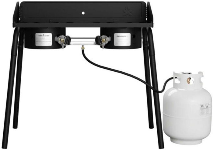 Camp Chef Explorer 2 Burner Stove w/ Detachable Legs