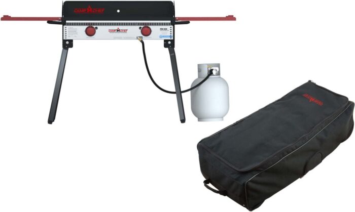 Camp Chef Pro 60X 2 Burner Stove with Roller Bag