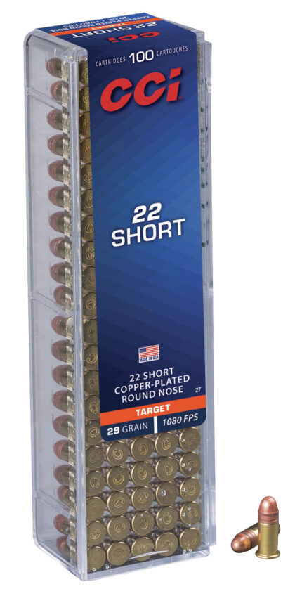 CCI .22 Short 29 Grain Lead Round Nose Rimfire Ammunition