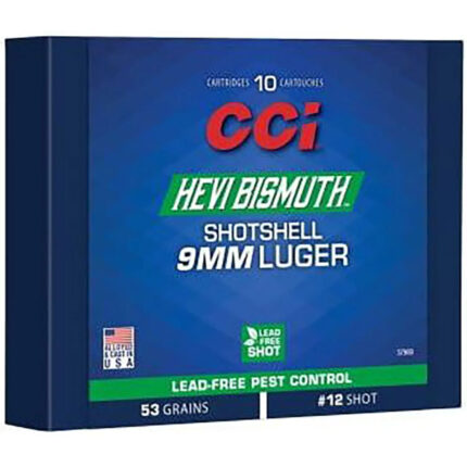 CCI Ammunition Bismuth 9mm Luger 43 grain Shotshell Pistol Ammunition