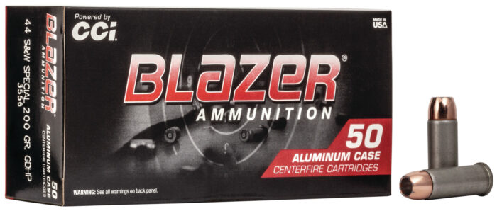 CCI Ammunition Blazer Aluminum .44 Special 200 Grain Hollow Point Centerfire Pistol Ammunition