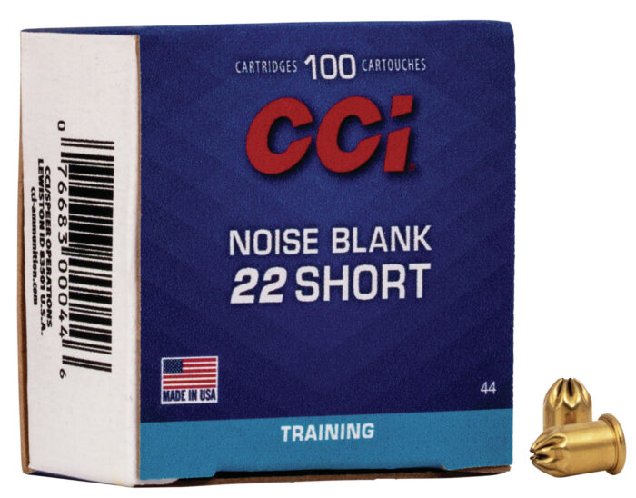 CCI Ammunition Noise Blanks .22 Short 0 Grains Blank Blanks Ammunition
