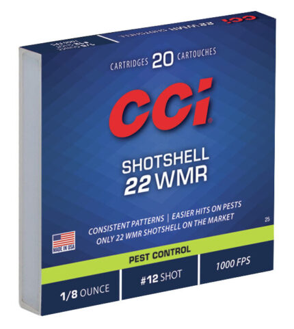 CCI Ammunition Rimfire Shotshell Pest Control .22 Winchester Magnum Rimfire 52 Grain Shotshell Rimfire Ammunition