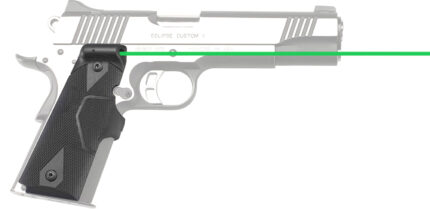 Crimson Trace Front Activation Green Lasergrip for 1911 Government/Commander