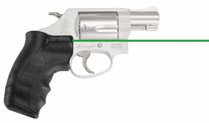 Crimson Trace Smith and Wesson J-Frame Revolver Round Butt Lasergrip Green Laser Sight