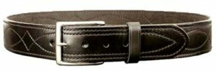 DeSantis 1 3/4in. Fancy Stitched Lined Leather Belt