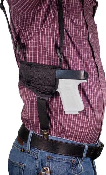 DeSantis Patriot Grd Shoulder Rig Leather Shoulder Holster