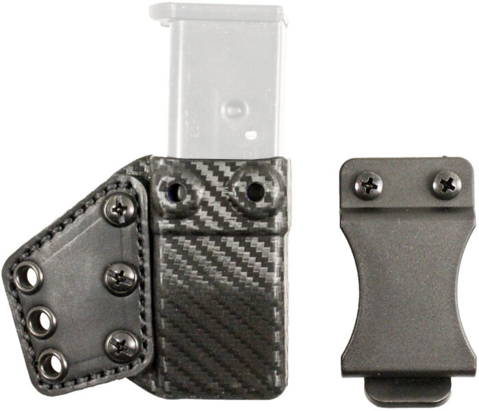 DeSantis Persuader Mag Pouch And Coupler IWB Leather Holster
