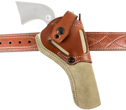 DeSantis Wild Hog OWB Leather Belt Fits Ruger Wrangle
