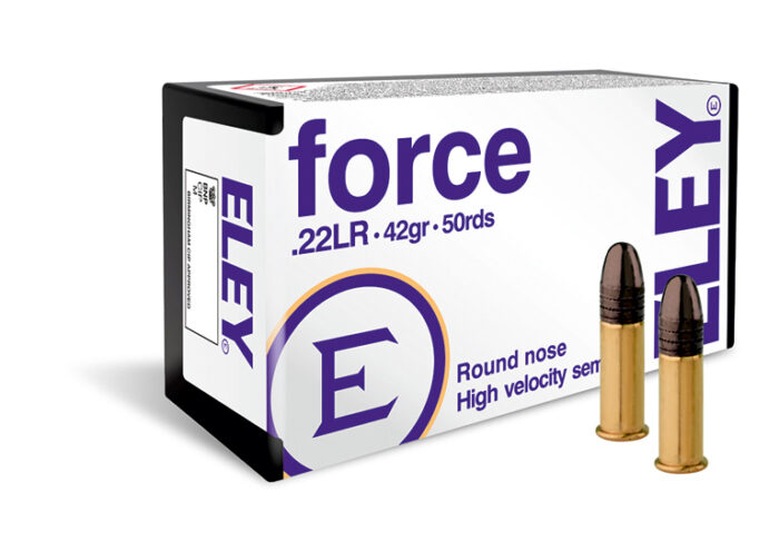 Eley Ammunition .22 Long Rifle 42 Grain Round Nose Lead Solid Rimfire Ammunition