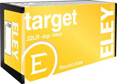 Eley Ammunition Eley Ammo Target .22lr 40gr. Round Nose