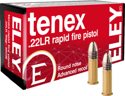 Eley Ammunition Eley Tenex Rapid Fire Pistol 22lr 40gr Rn