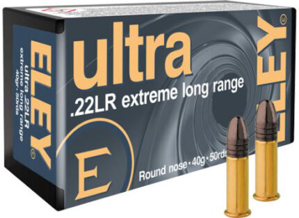 Eley Ammunition Ultra Extreme Long Range 22lr 40gr Rimfire Ammunition