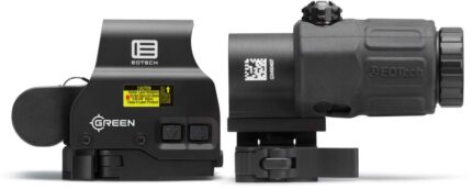 EOTech Holographic Hybrid Green Dot Sight w/ G33 Magnifier and STS Mount