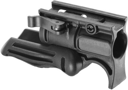 FAB Defense Tactical Folding Grip w/ Incorporated 1-inch Flashlight Adapter