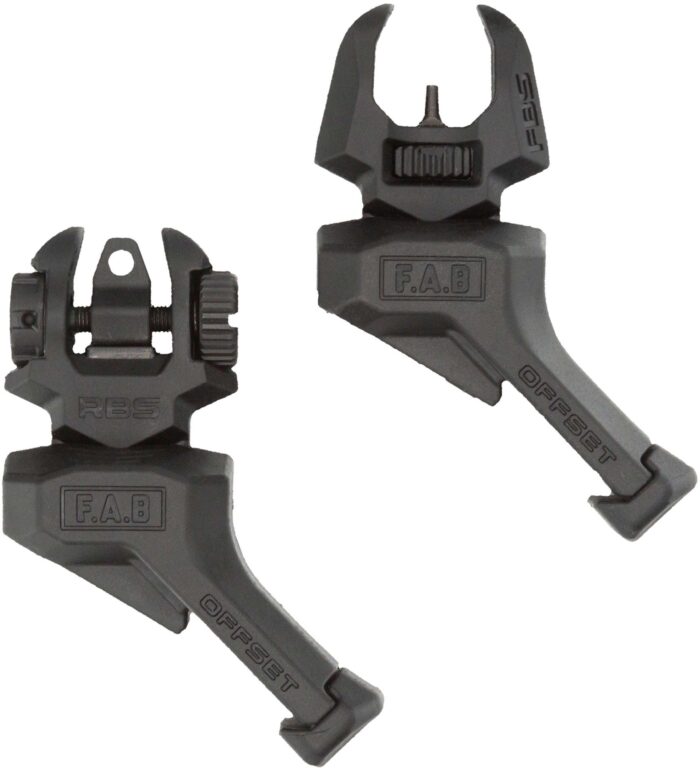 FAB Defense Top Mounted Deployable Front and Rear Sight for Right Hand