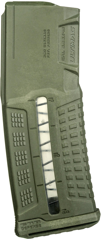 FAB Defense Ultimag 30R AR15/M4 30-Rounds Polymer Window Magazine