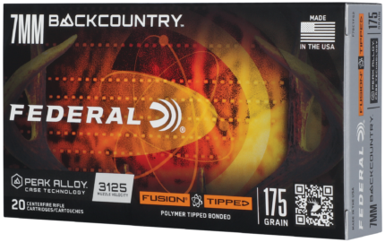Federal 7mm Backcountry 175 Grain Fusion Tipped Peak Alloy Rifle Ammunition