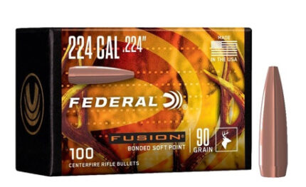 Federal Fusion Component Bullet .224 90 Grain Soft Point Rifle Bullet